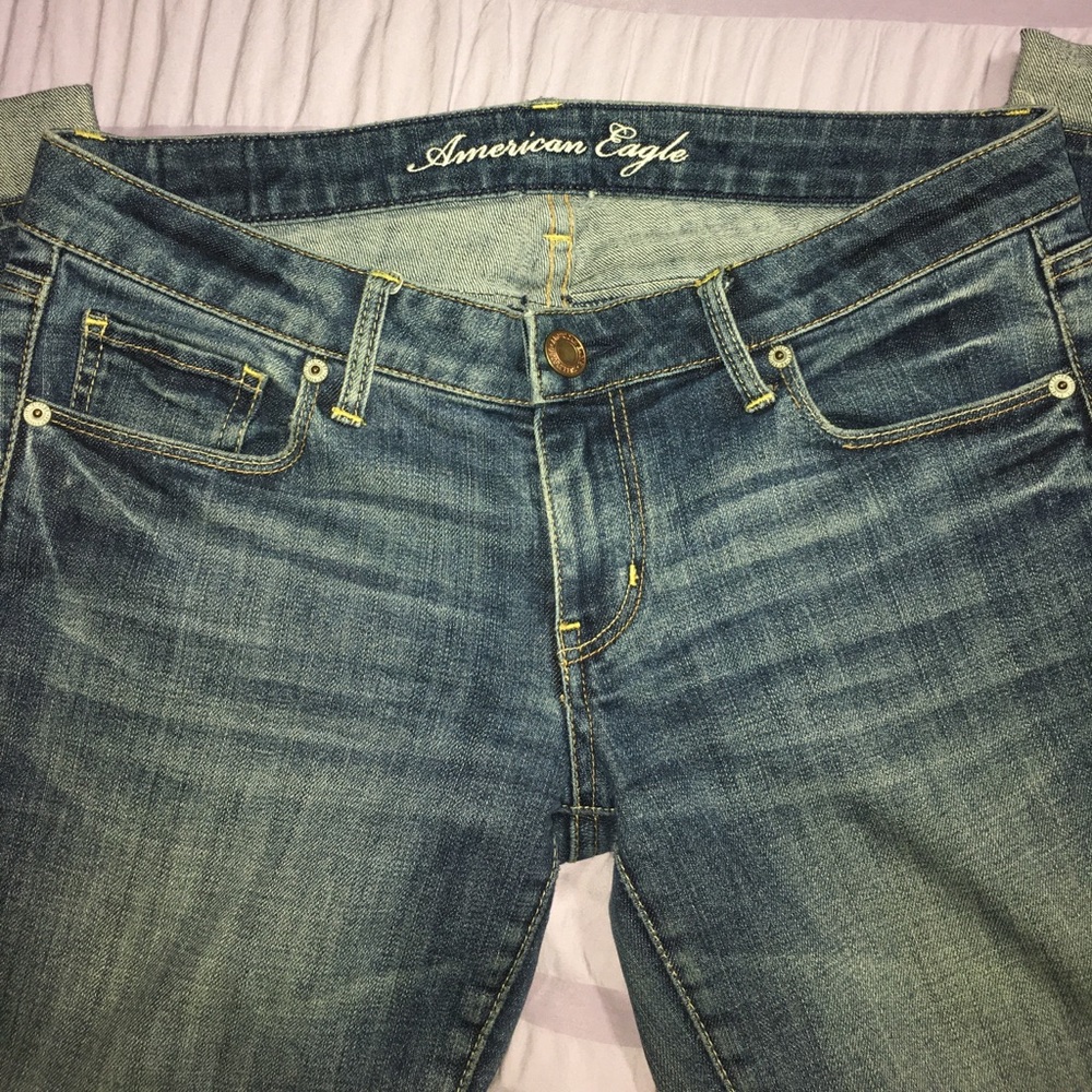 AE 🦅 Jeans straight leg 6 Short